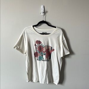MTV Graphic Cream T-Shirt